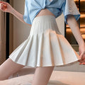 Zipper Pleated High Waist Skirts