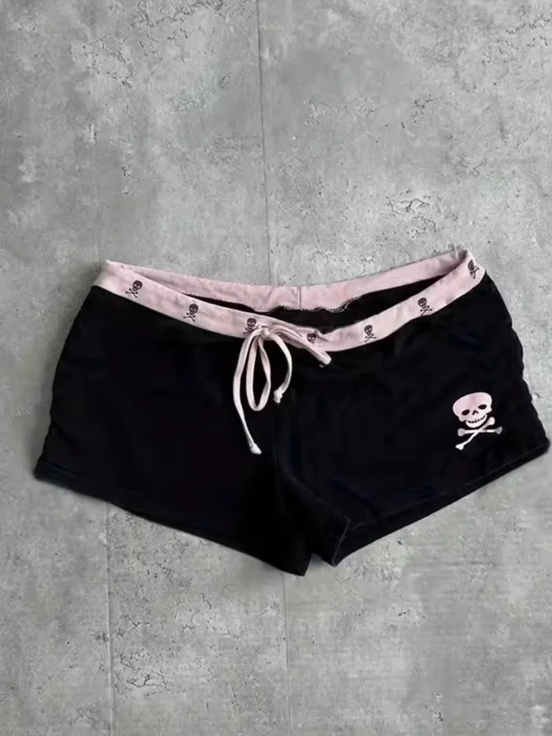 Y2K Streetwear Gyaru goth Shorts