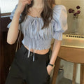 Off Shoulder Crop Top