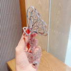 Retro Butterfly Geometric Hair Claw Clip