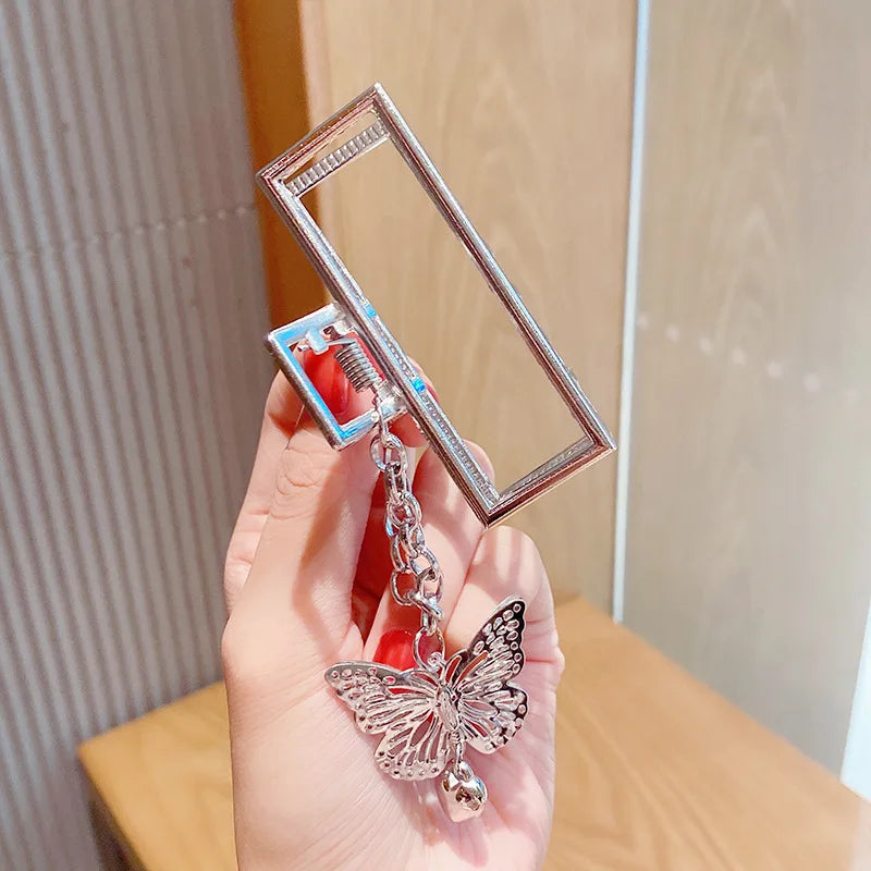 Retro Butterfly  Geometric Hair Claw Clip