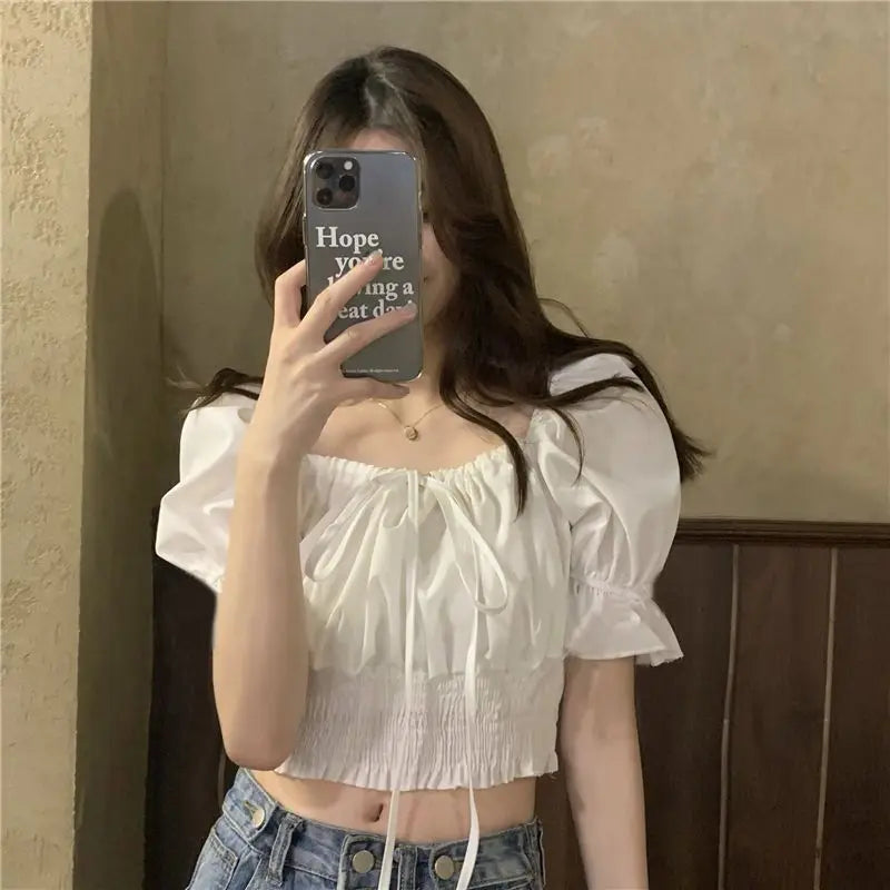 Off Shoulder Crop Top
