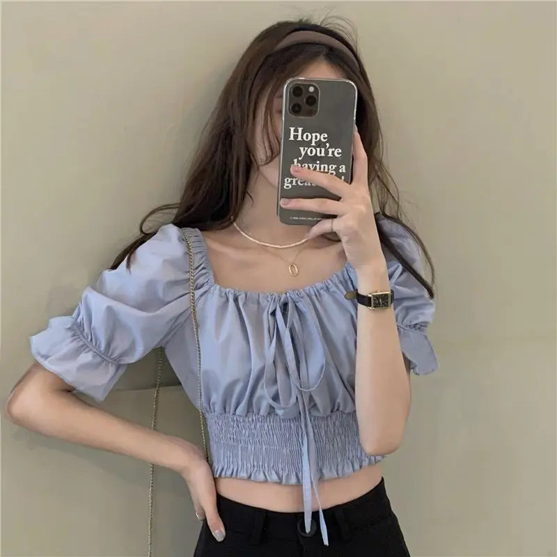 Off Shoulder Crop Top