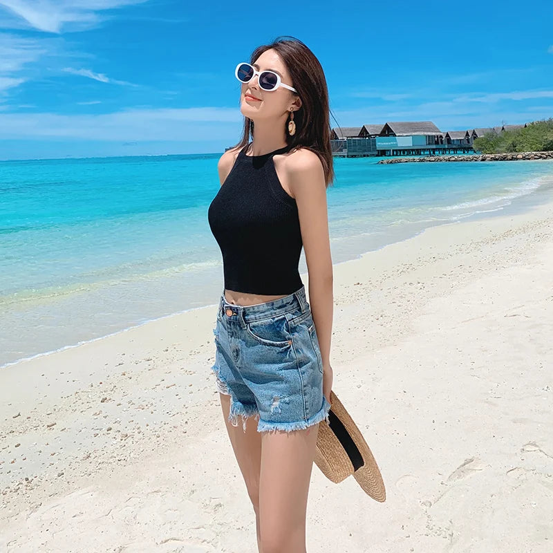 Off Shoulder Crop Top