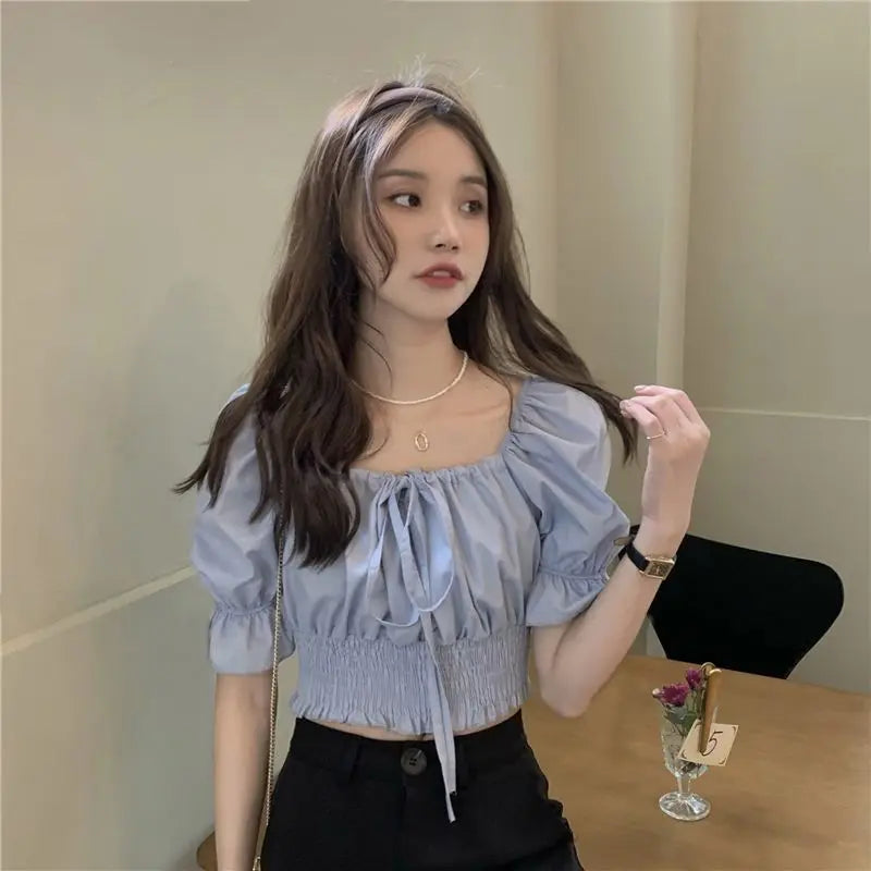 Off Shoulder Crop Top