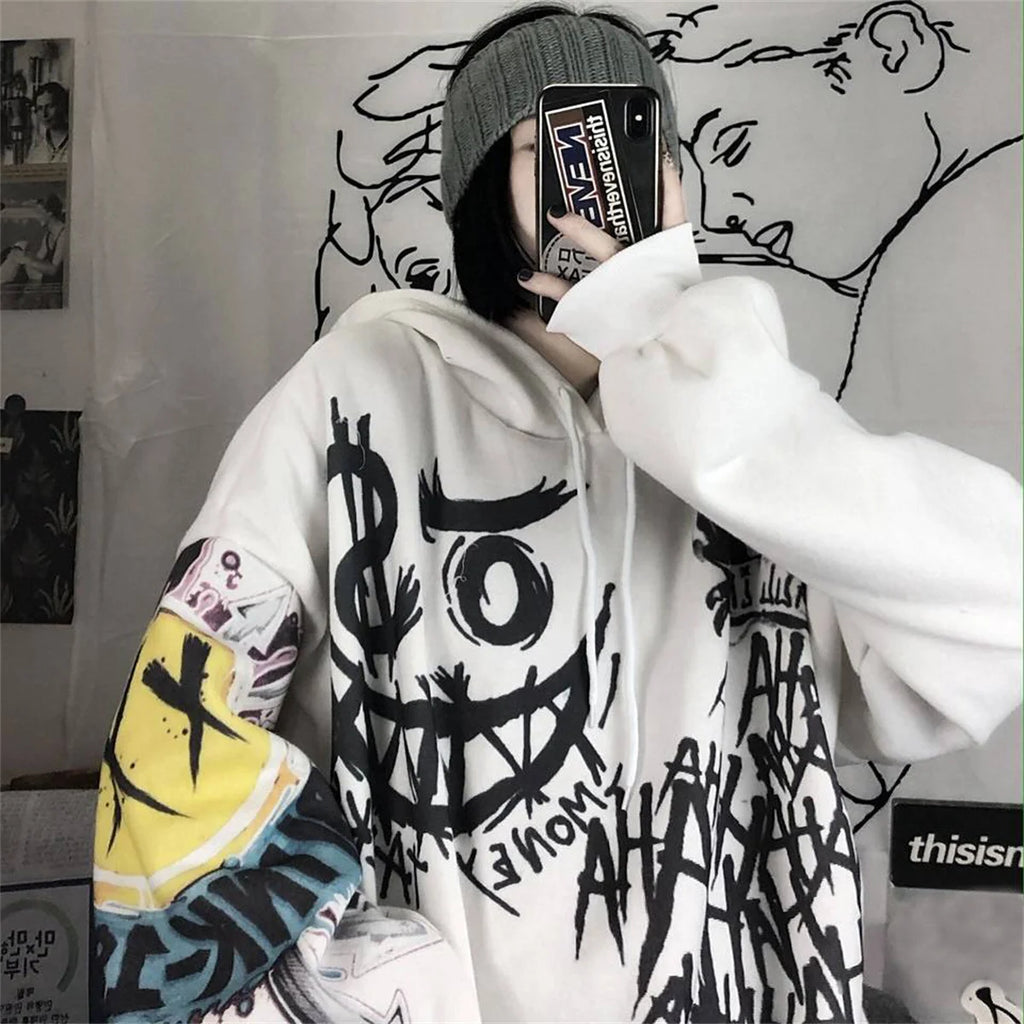Gothic  Cartoon Hoodie