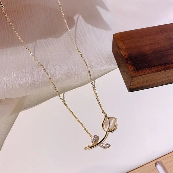 Cherry Blossoms Flower Necklace