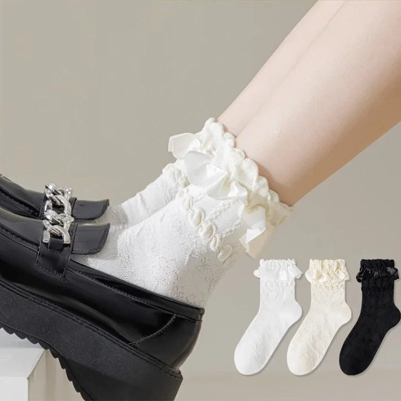 3 Pairs  Lolita Cute  Socks