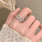Pearl Bow Knot Ring