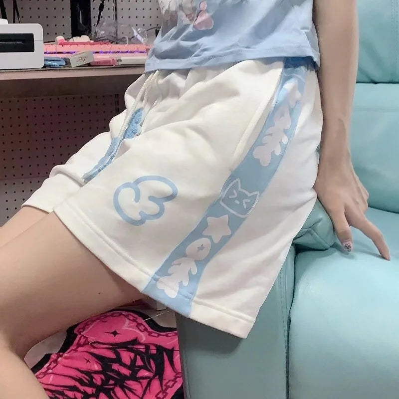 Y2K Kawaii Loose Shorts for Women