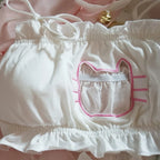 Cute Anime Cat  Bra & Panties