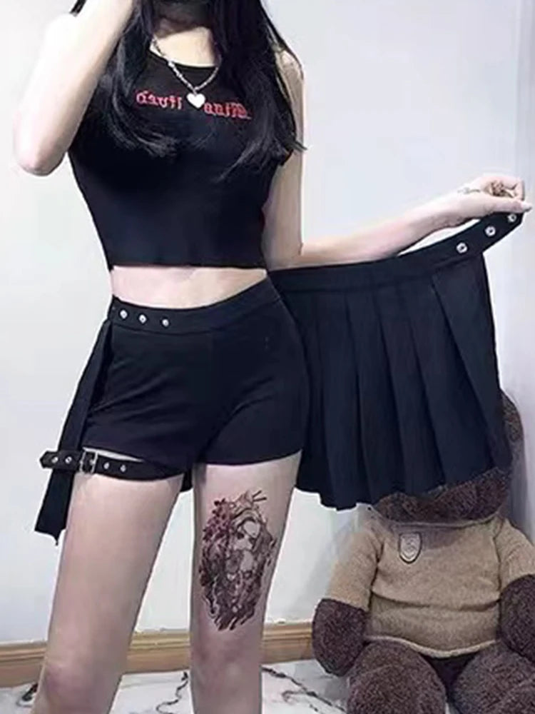 Goth Shorts/Skirt