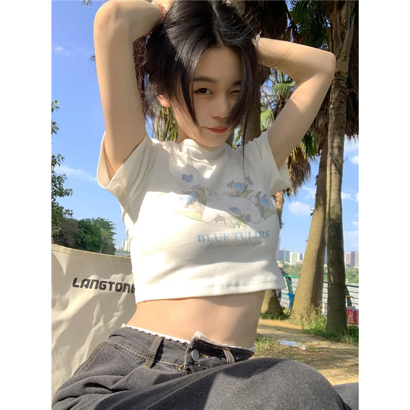 Y2K  Kawaii Crop Top