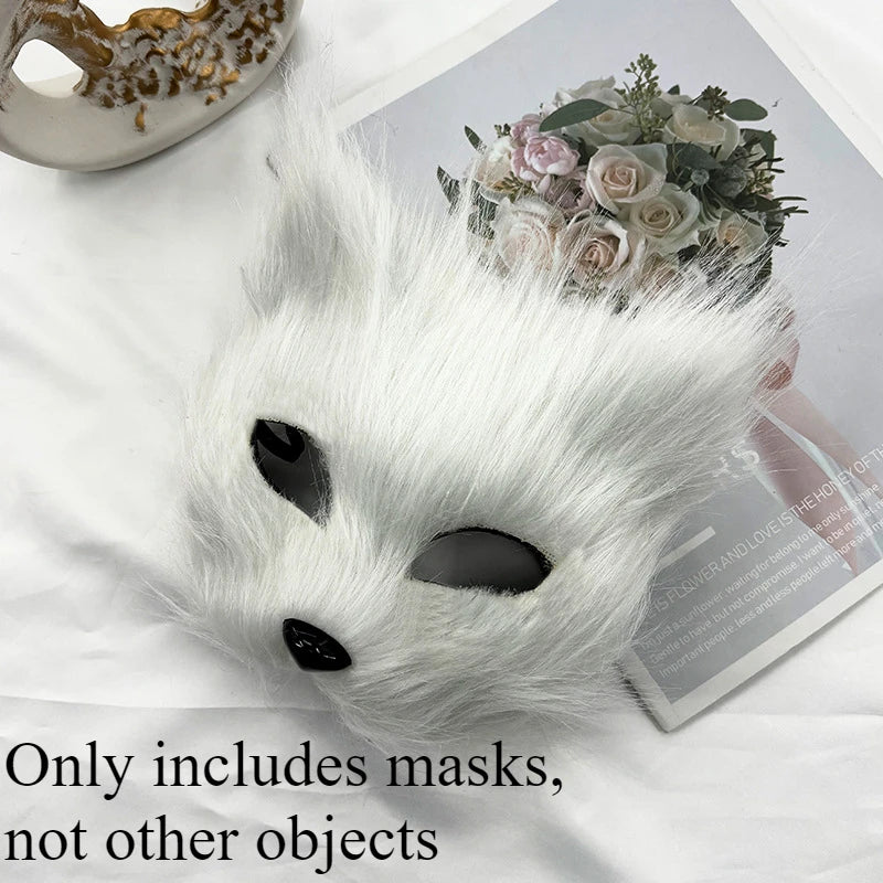 Long Hair Fox Mask