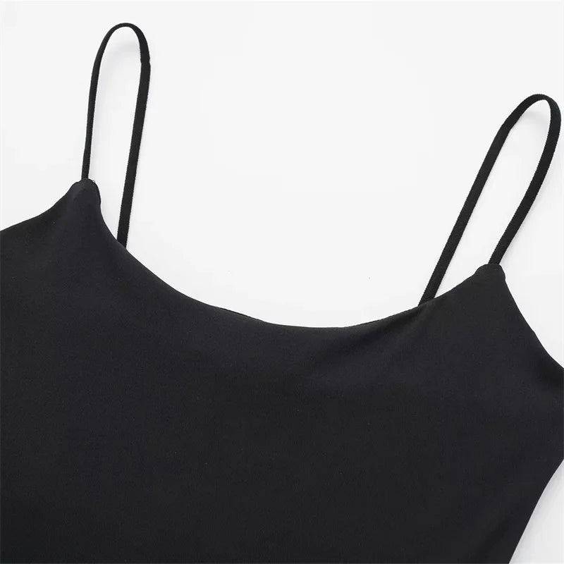 MUJER Tight  Backless Bodysuit