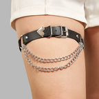 Chain Heart Shaped Thigh strap