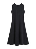 ZIQIAO French-Style Black Mini Dress