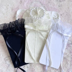 Lace Bow Thigh Highs