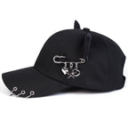 Cat Ear Pin  Baseball Cap