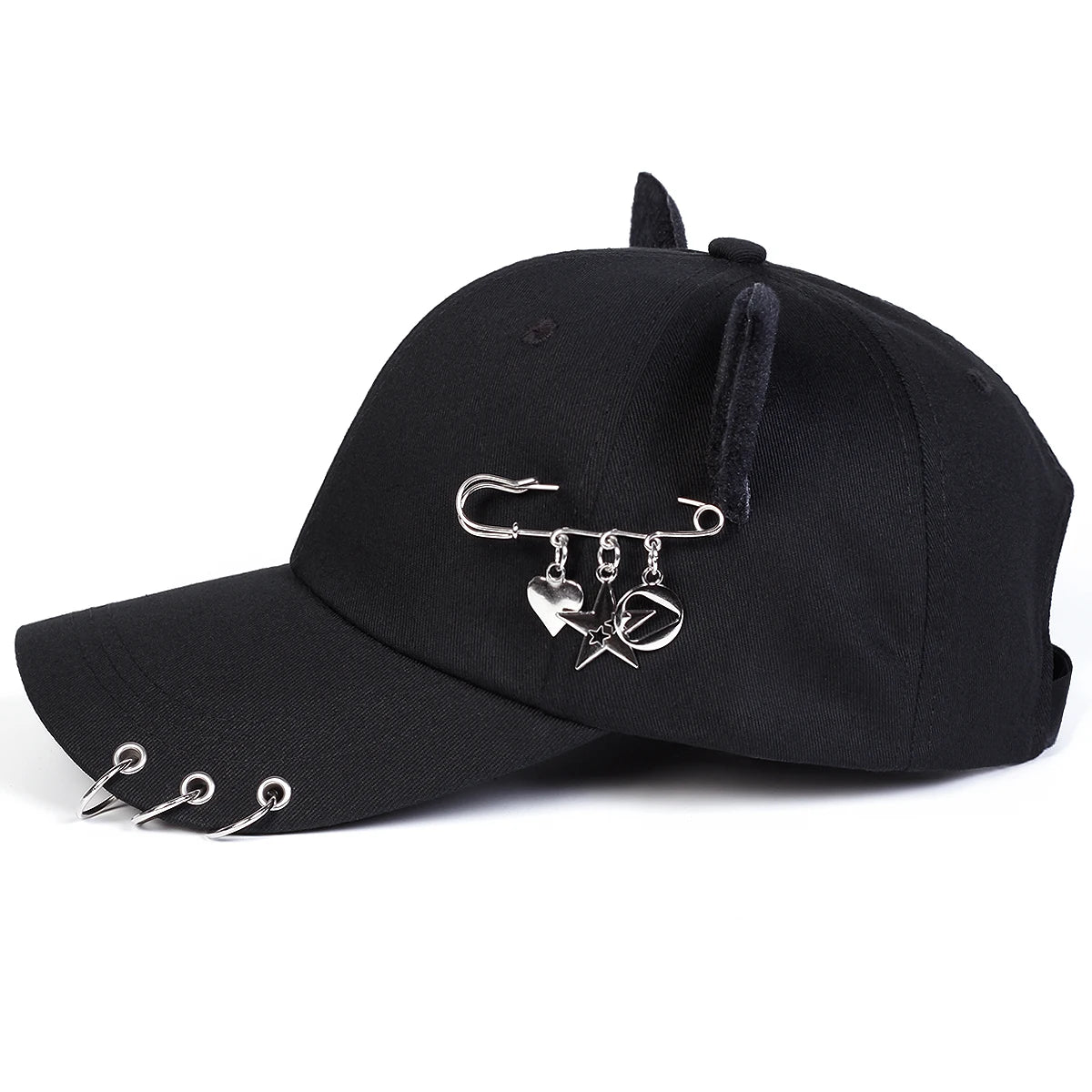 Cat Ear Pin  Baseball Cap
