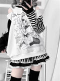 Y2k  Grunge Sweatshirt Zipper Hoody