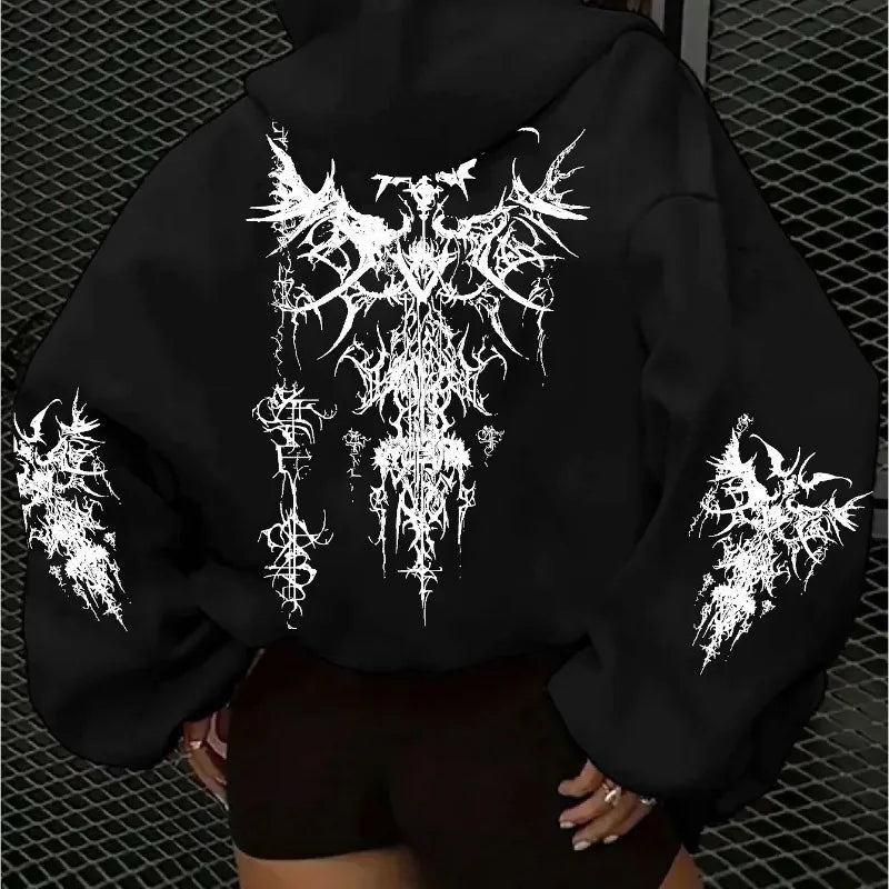 Casual  Gothic Hoodie