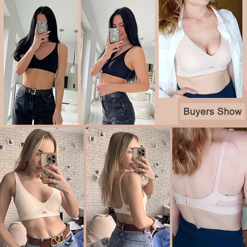 Wire Free Push Up  Bra