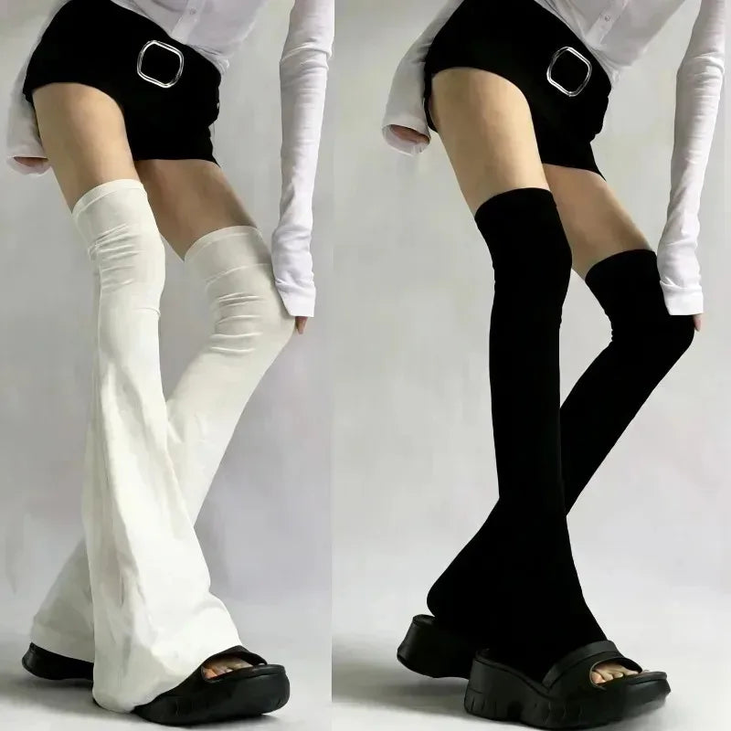 Y2k Punk Over Knee Socks