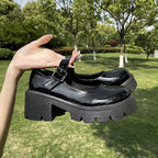 British styls Thick soled shoe