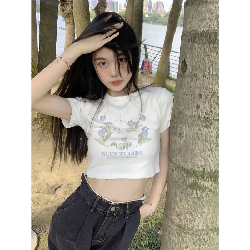 Y2K  Kawaii Crop Top