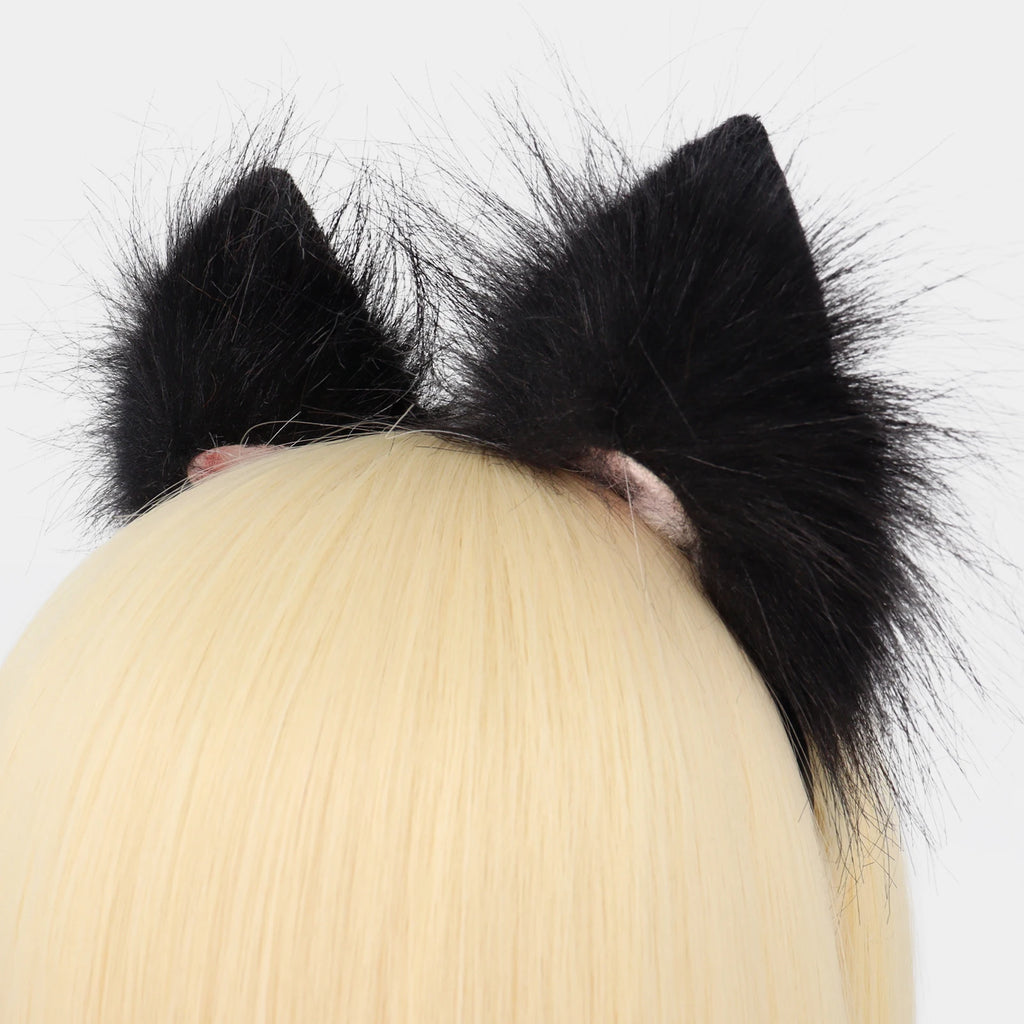 Faux Fur Animal Ears Headband