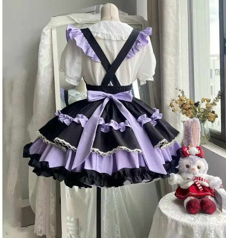Japanese Kawaii Lolita Strap Skirt