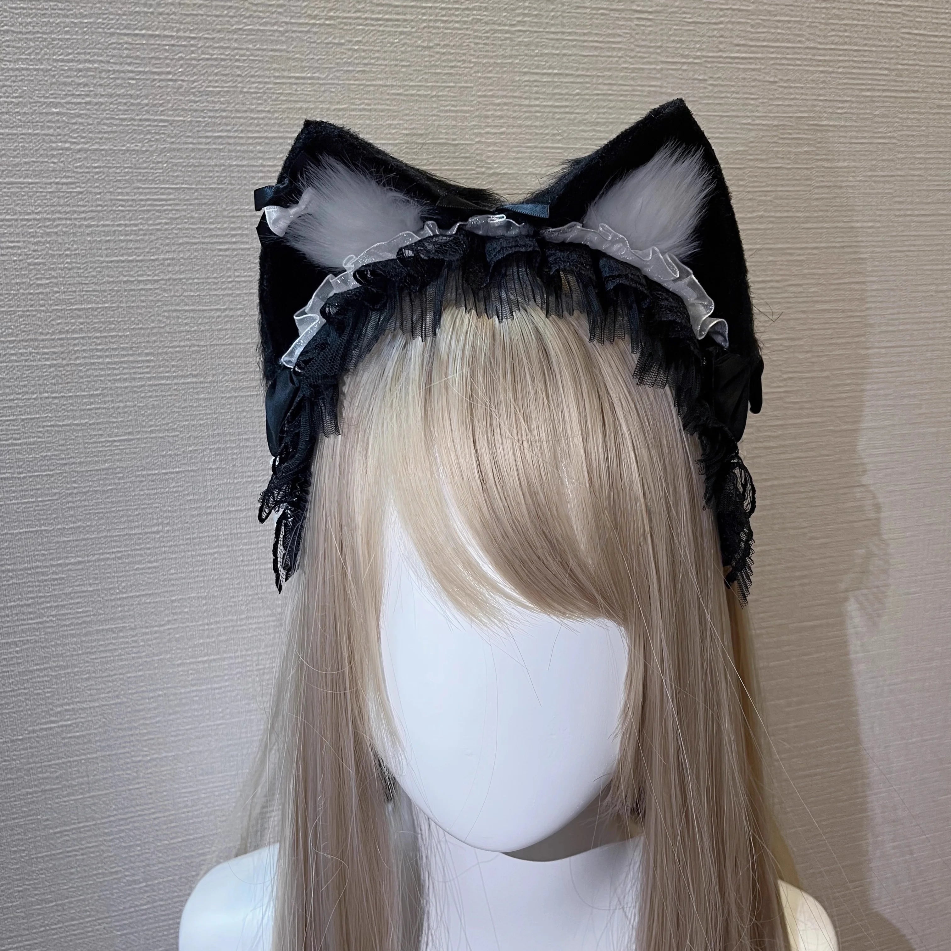 Lolita Fairy Lace Cat Ear Headband