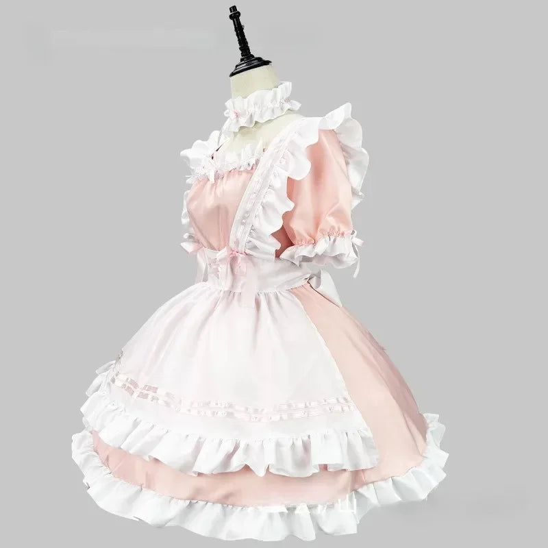 Black White Lolita Maid Costume
