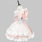 Black White Lolita Maid Costume