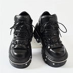 Punk Lace-Up Ankle Boots