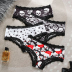 4 Pcs Comfortable Breathable Dark Fashion Underwear