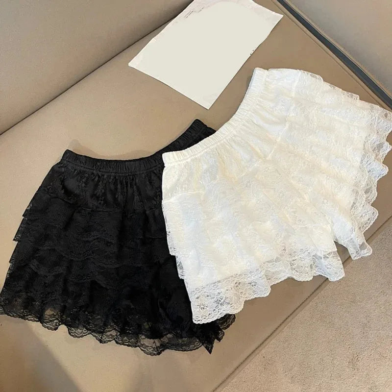 Pleated Safety Shorts