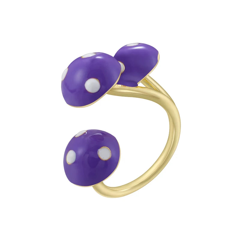 ZHUKOU  Mushroom shaped Ring