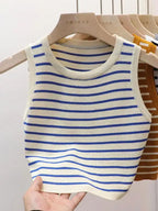 Striped  Crop Tops
