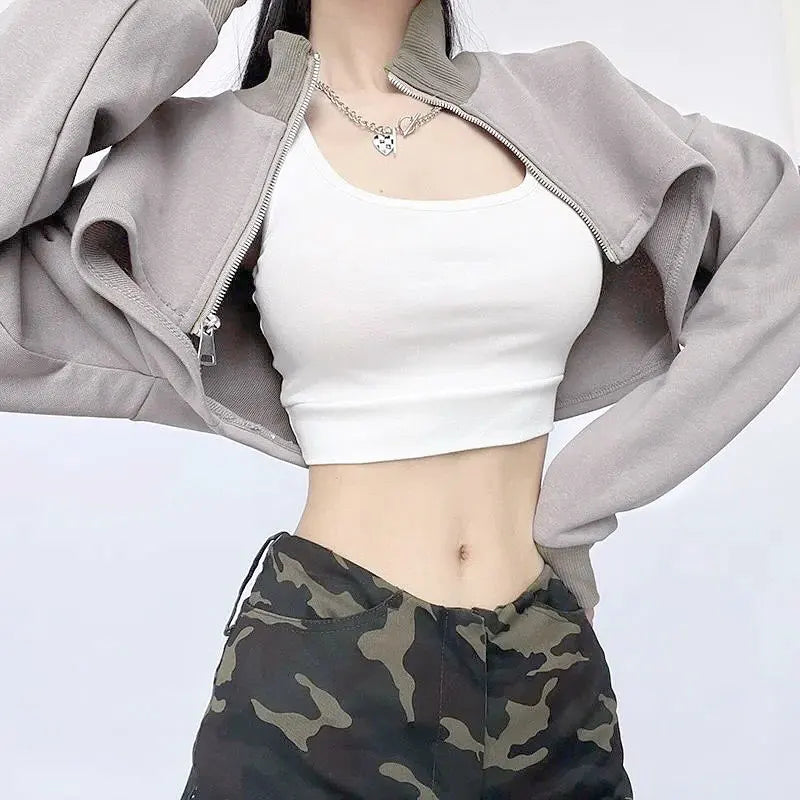 Turtleneck Long Sleeve Coat T-shirt