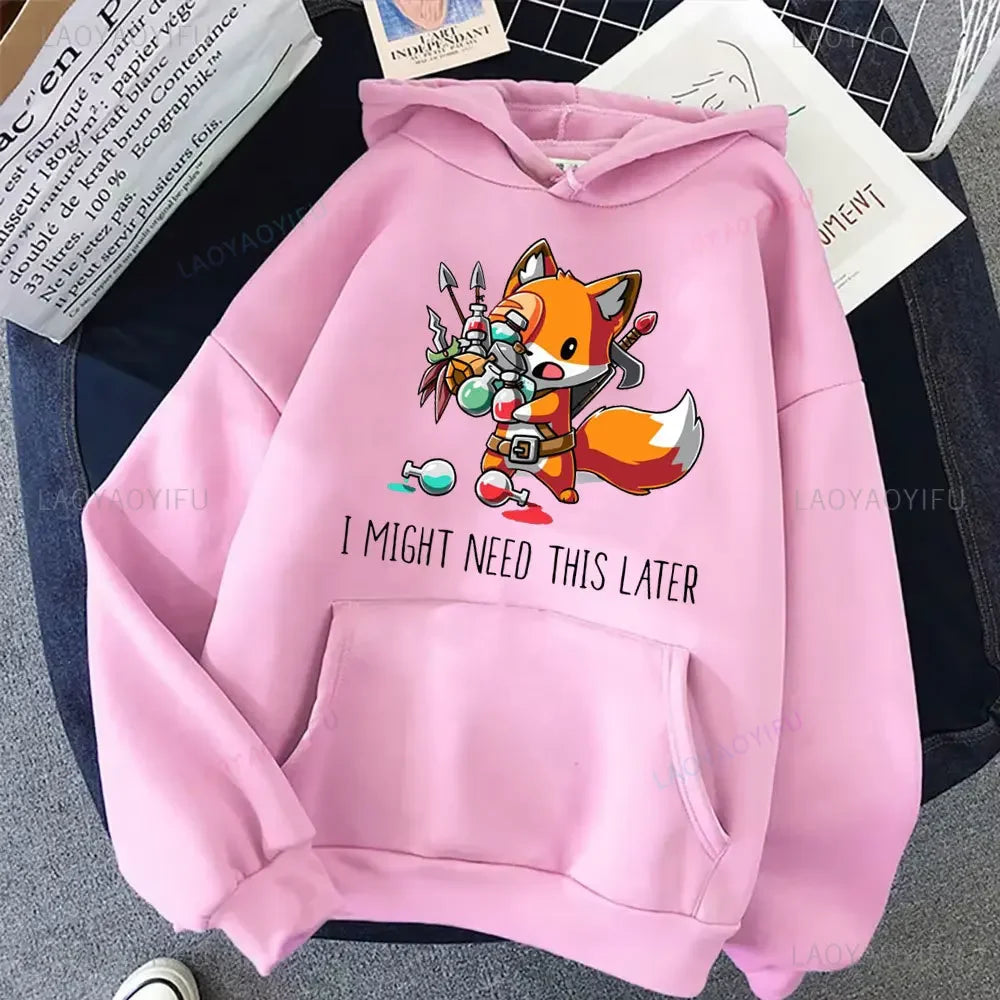 Cute I Don't Give A FoxHoodie