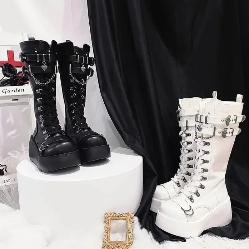 High Platform Boots