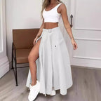 Elegant Long Irregular Skirt