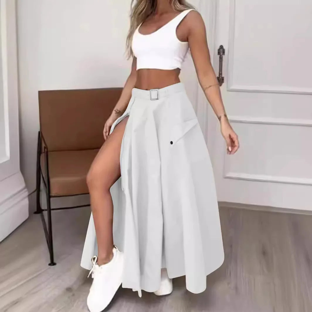 Elegant  Long Irregular Skirt