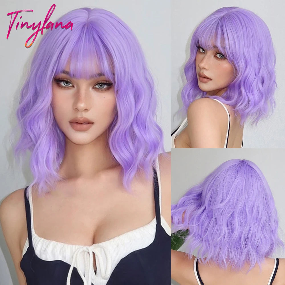Short  Wavy Synthetic Wigs