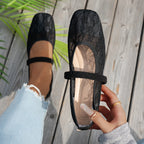 Lace Flower Flat  Shoes