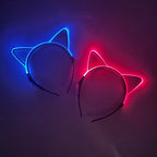 Luminous Cat Ears LED Hair Band