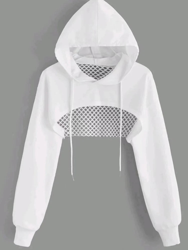 Street Sport Crop Hoodie