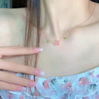 Cherry Blossoms Flower Necklace